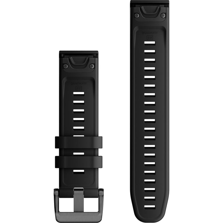 Garmin QuickFit 22 Watch Band – Black Silicone