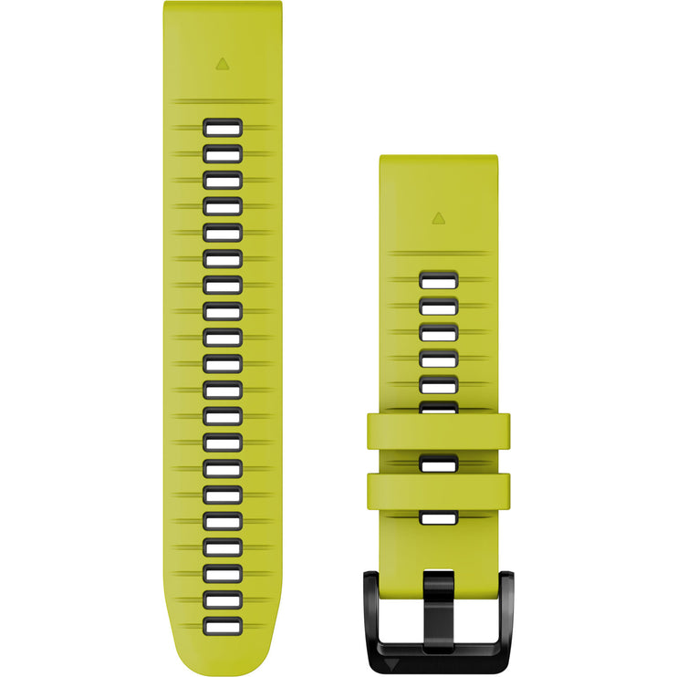 Garmin QuickFit 22 Watch Band – Electric Lime/Graphite Silicone