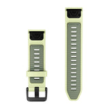 Garmin QuickFit 20 Watch Band - Citron/Willow Silicone