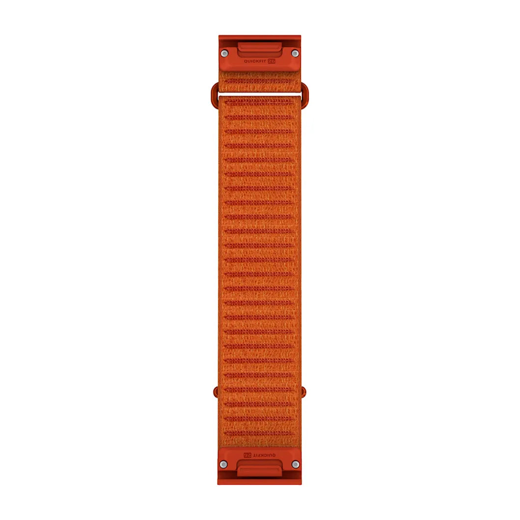 Garmin QuickFit 26 Watch Band - Long - Autumn Orange ComfortFit Fabric