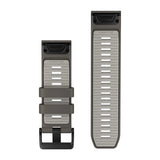 Garmin QuickFit 26 Band – Pebble Grey/Silver Grey Silicone
