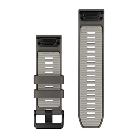 Garmin QuickFit 26 Band – Pebble Grey/Silver Grey Silicone