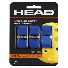 HEAD Xtreme Soft Pickleball Overgrip - 3 Pack - Blue