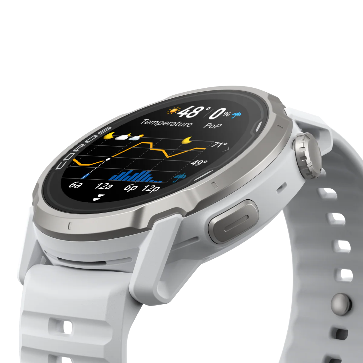COROS APEX 4 GPS Watch - White - 42mm