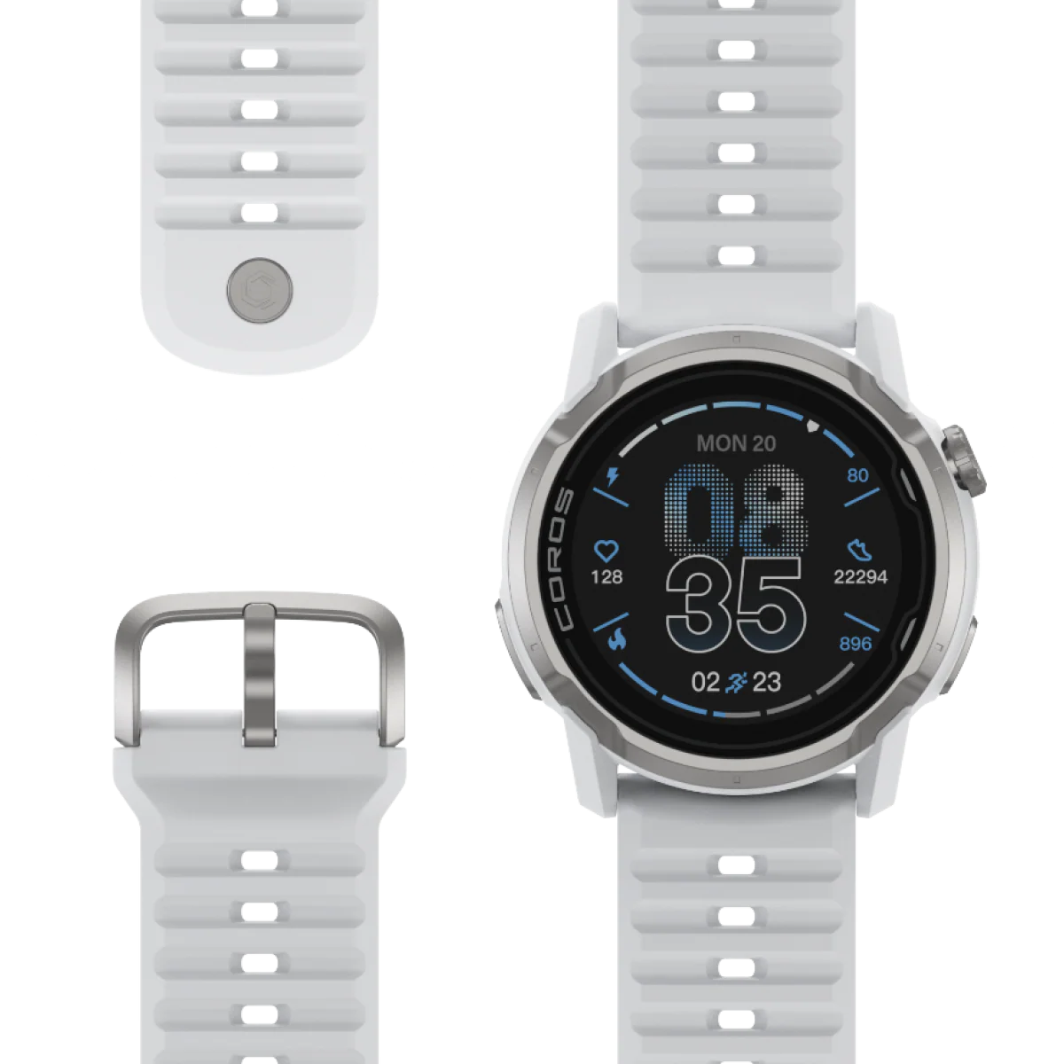 COROS APEX 4 GPS Watch - White - 42mm
