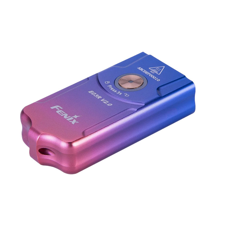 Fenix E03R V2.0 Keychain Flashlight - Nebula