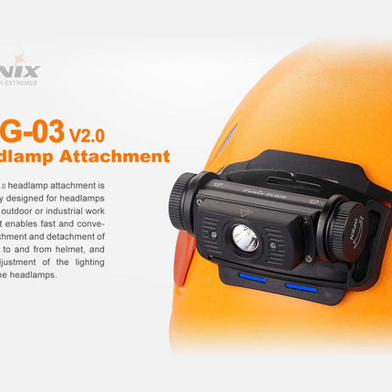 Fenix ALG-03 V2.0 Headlamp Mount - HM60R, HM61R V2.0, HM65R, HM65R-T V2.0,  HM70R, HM71R, or HP30R V2.0