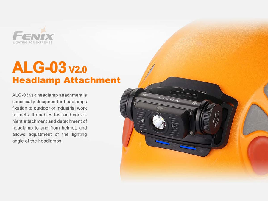 Fenix ALG-03 V2.0 Headlamp Mount - HM60R, HM61R V2.0, HM65R, HM65R-T V2.0,  HM70R, HM71R, or HP30R V2.0