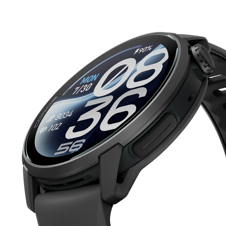 COROS PACE 4 Pro GPS Sport Watch - Black Silicone