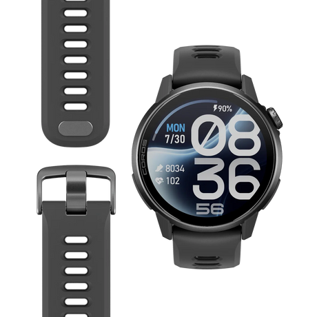 COROS PACE 4 Pro GPS Sport Watch - Black Silicone