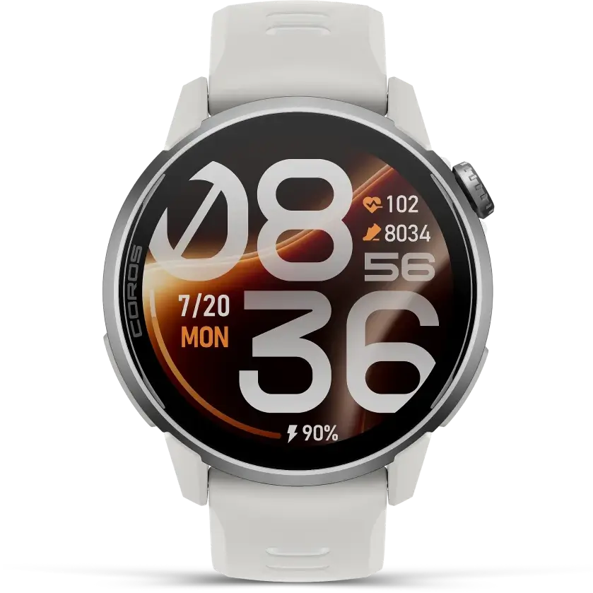 COROS PACE 4 Pro GPS Sport Watch - White Silicone