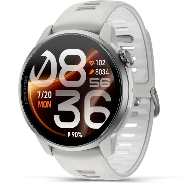 COROS PACE 4 Pro GPS Sport Watch - White Silicone