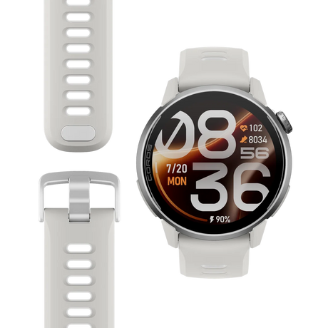 COROS PACE 4 Pro GPS Sport Watch - White Silicone