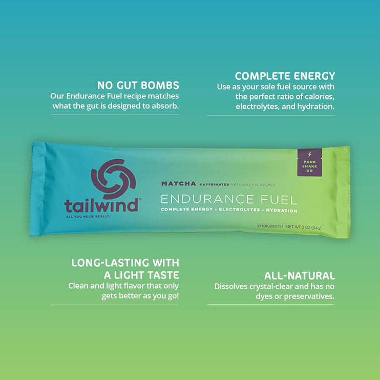 Tailwind Nutrition - Matcha - Caffeinated Stick Pack