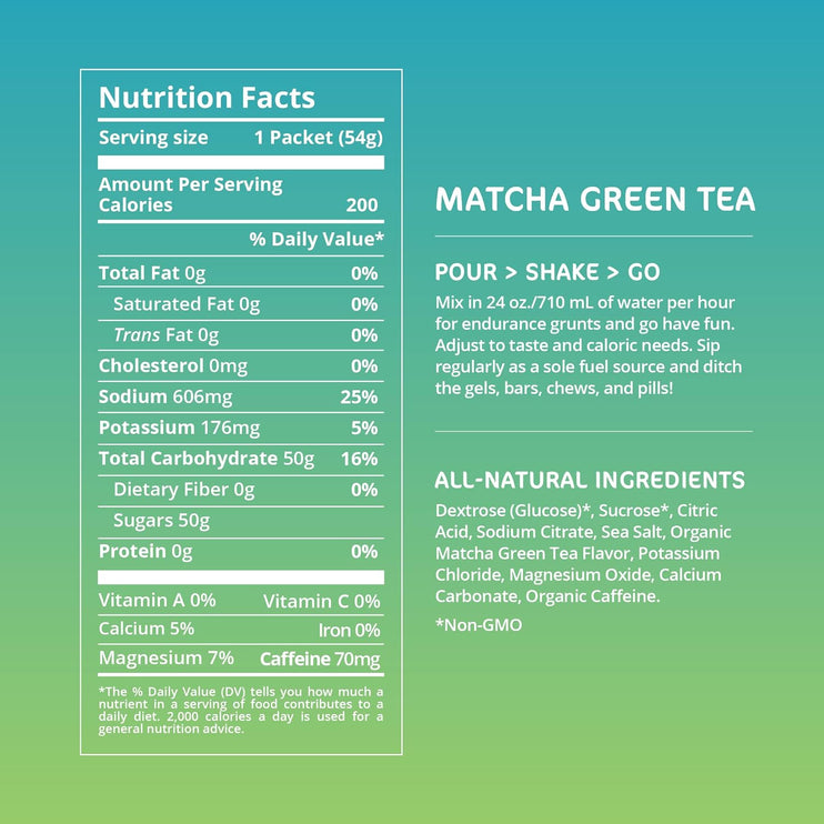 Tailwind Nutrition - Matcha - Caffeinated Stick Pack