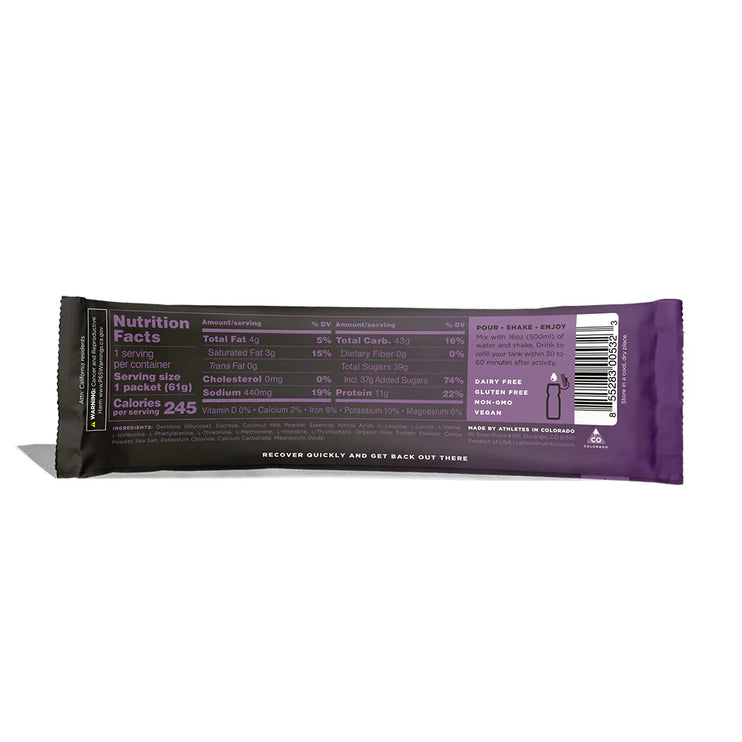 Tailwind Nutrition REBUILD Recovery Drink - Chocolate Stick Pack