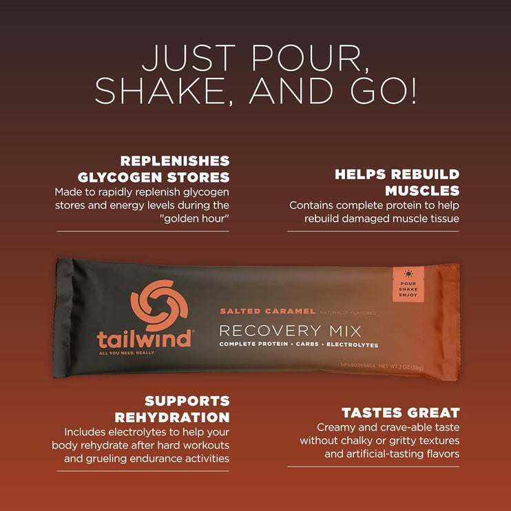 Tailwind Nutrition REBUILD Recovery Drink - Salted Caramel Stick Pack