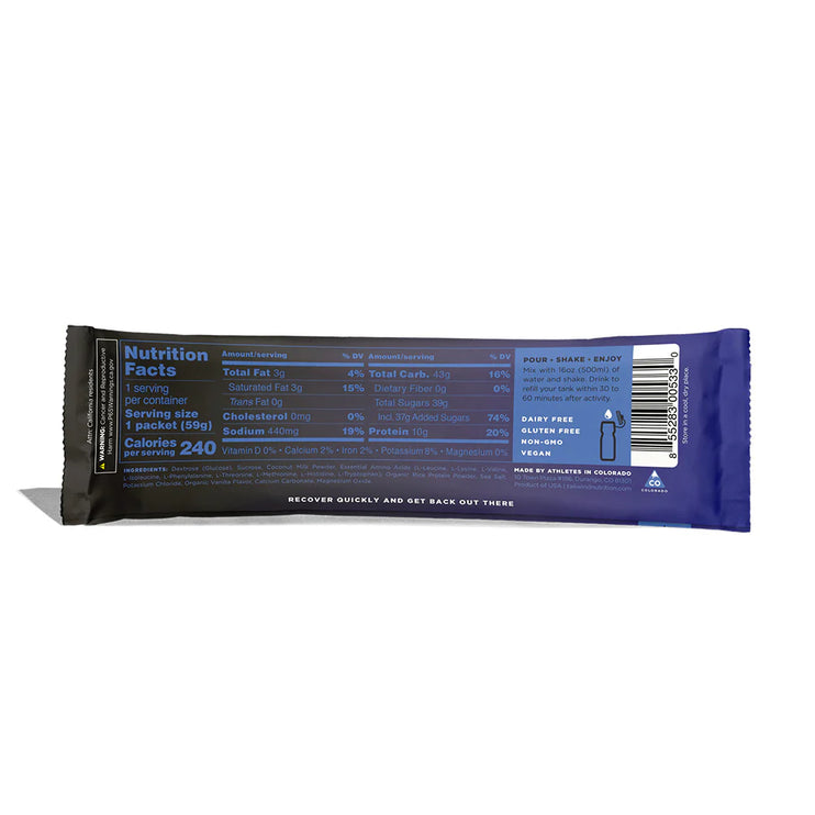 Tailwind Nutrition REBUILD Recovery Drink - Vanilla Stick Pack