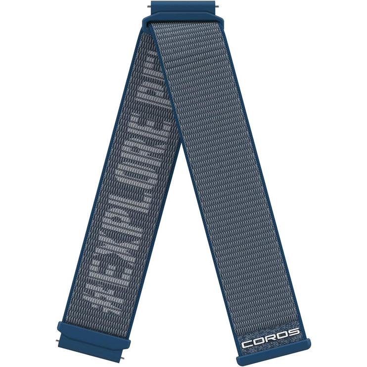 COROS APEX 2/PACE 2 Nylon Strap Blue 20 mm