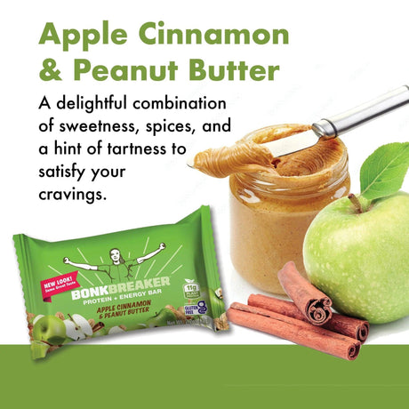 Bonk Breaker Apple Cinnamon & Peanut Butter Bar - Fitness New Zealand