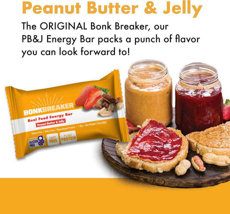 Bonk Breaker Energy Bar - Peanut Butter & Jelly - Fitness New Zealand