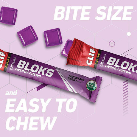 Clif Bloks Energy Chews – MOUNTAIN BERRY - Fitness New Zealand