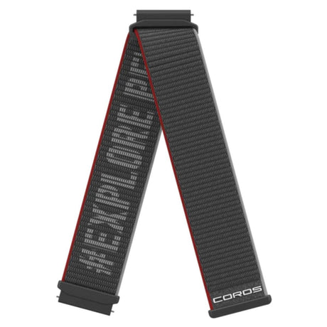 COROS 22mm Nylon Band – Black - Fitness New Zealand