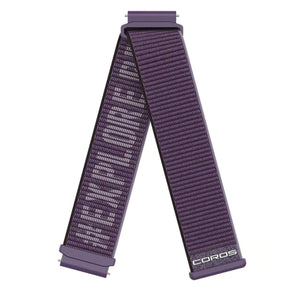 COROS 22mm Nylon Band – Purple - Fitness New Zealand