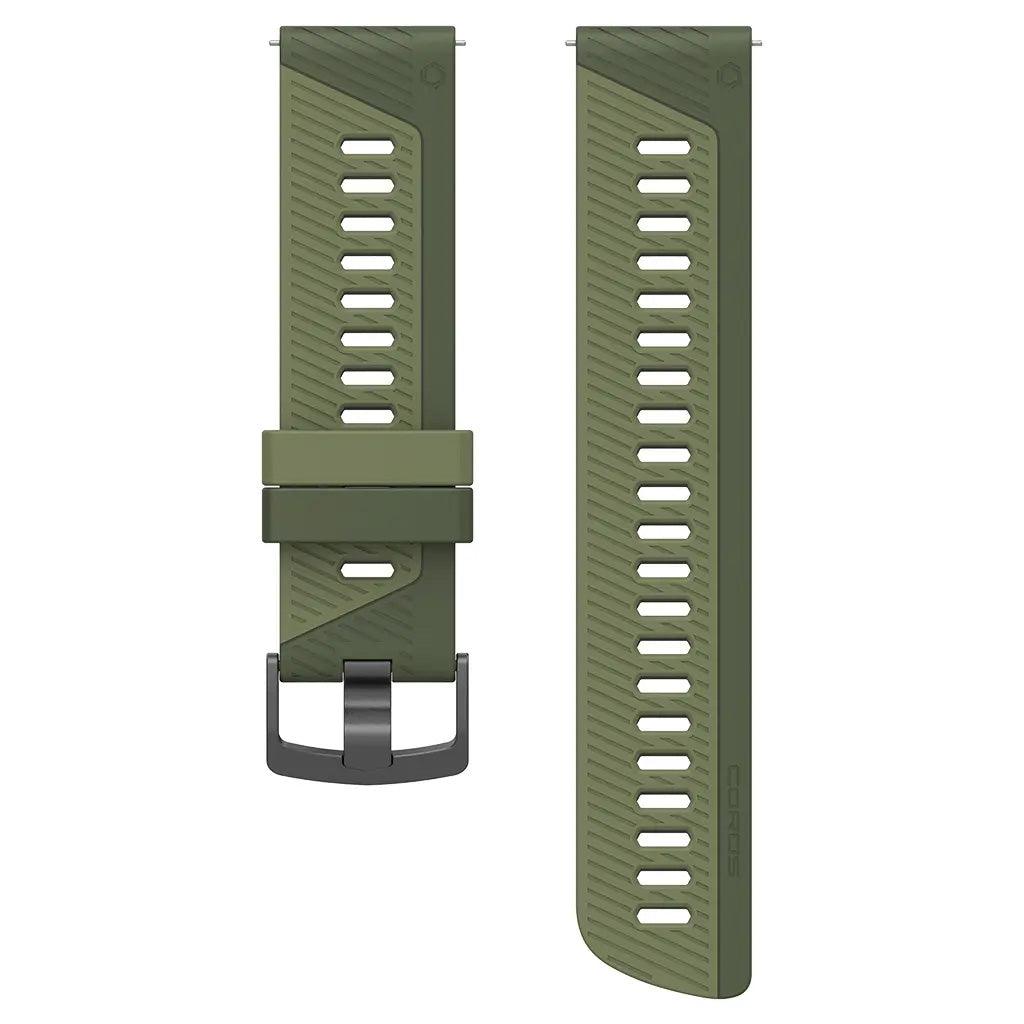 COROS 22mm Silicone Band – Green - Fitness New Zealand