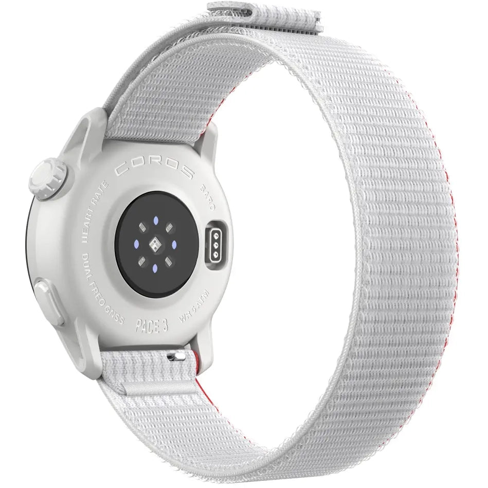 COROS PACE 3 - White - Nylon Band - Fitness New Zealand