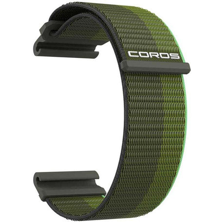 Coros Vertix 2 Nylon Band – Green - Fitness New Zealand