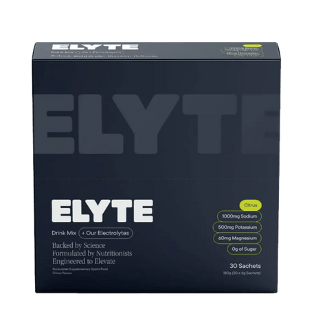 Elyte Hydration Powder - Citrus - 30 Stick Sachets - Fitness New Zealand