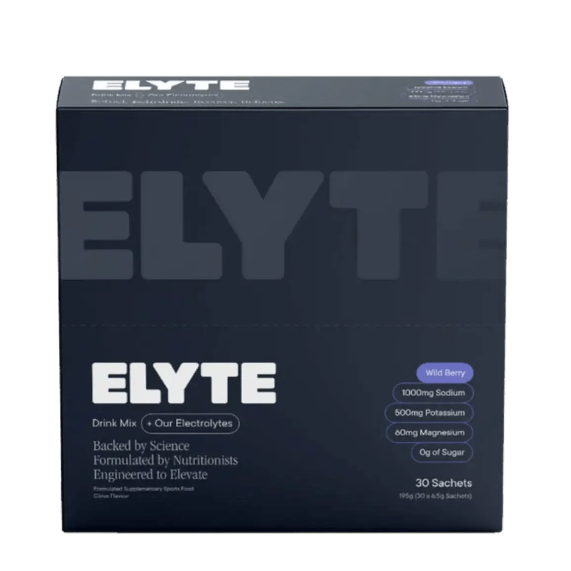 Elyte Hydration Powder - Wildberry - 30 Stick Sachets - Fitness New Zealand