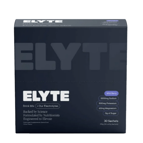 Elyte Hydration Powder - Wildberry - 30 Stick Sachets - Fitness New Zealand