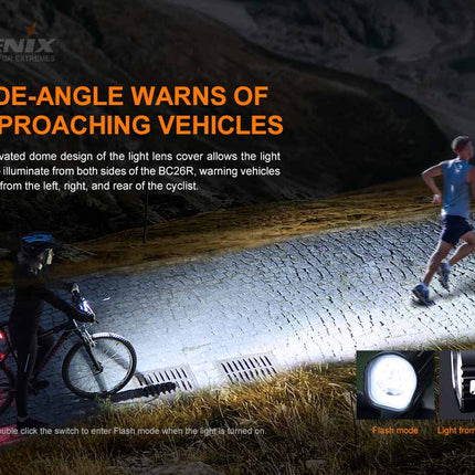 Fenix BC26R Rechargeable Bike Light & BC05R V2.0