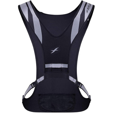 Fitletic GLO Reflective Safety Vest – Black - Fitness New Zealand
