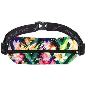 Fitletic Mini Sport Belt Runners Pouch – Tropical Print - Fitness New Zealand