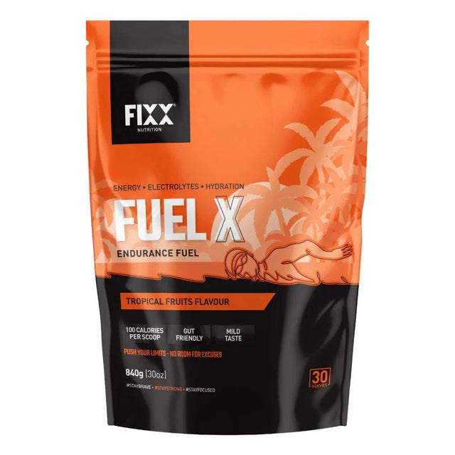 FIXX Fuel X Tropical Fruits Endurance Fuel - 840g - Fitness New Zealand