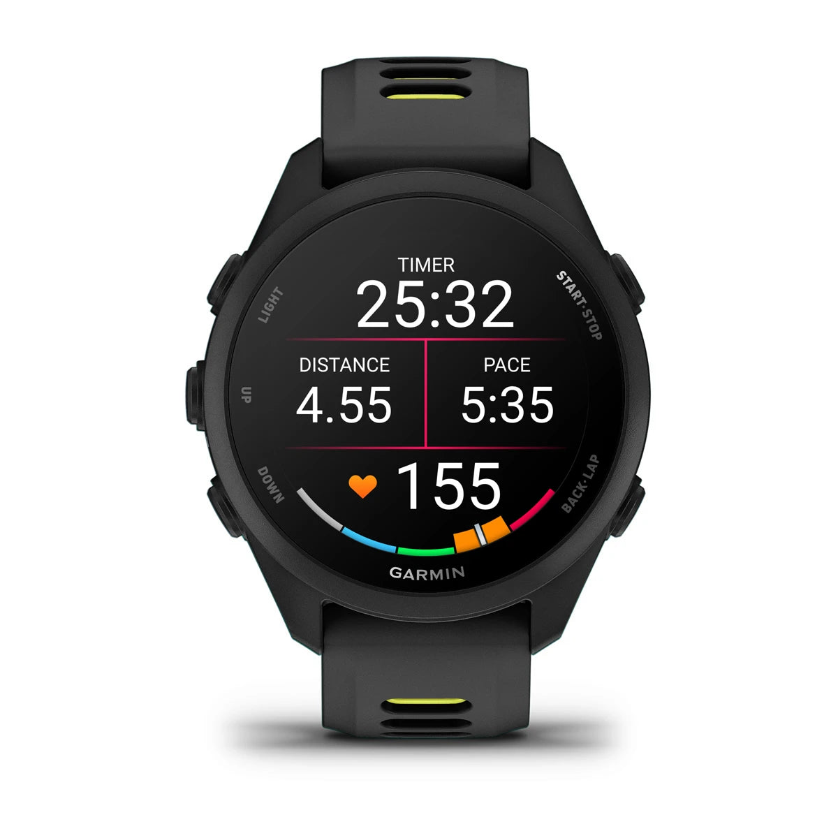 Garmin Forerunner 170 - Black with Black/Amp Yellow Band
