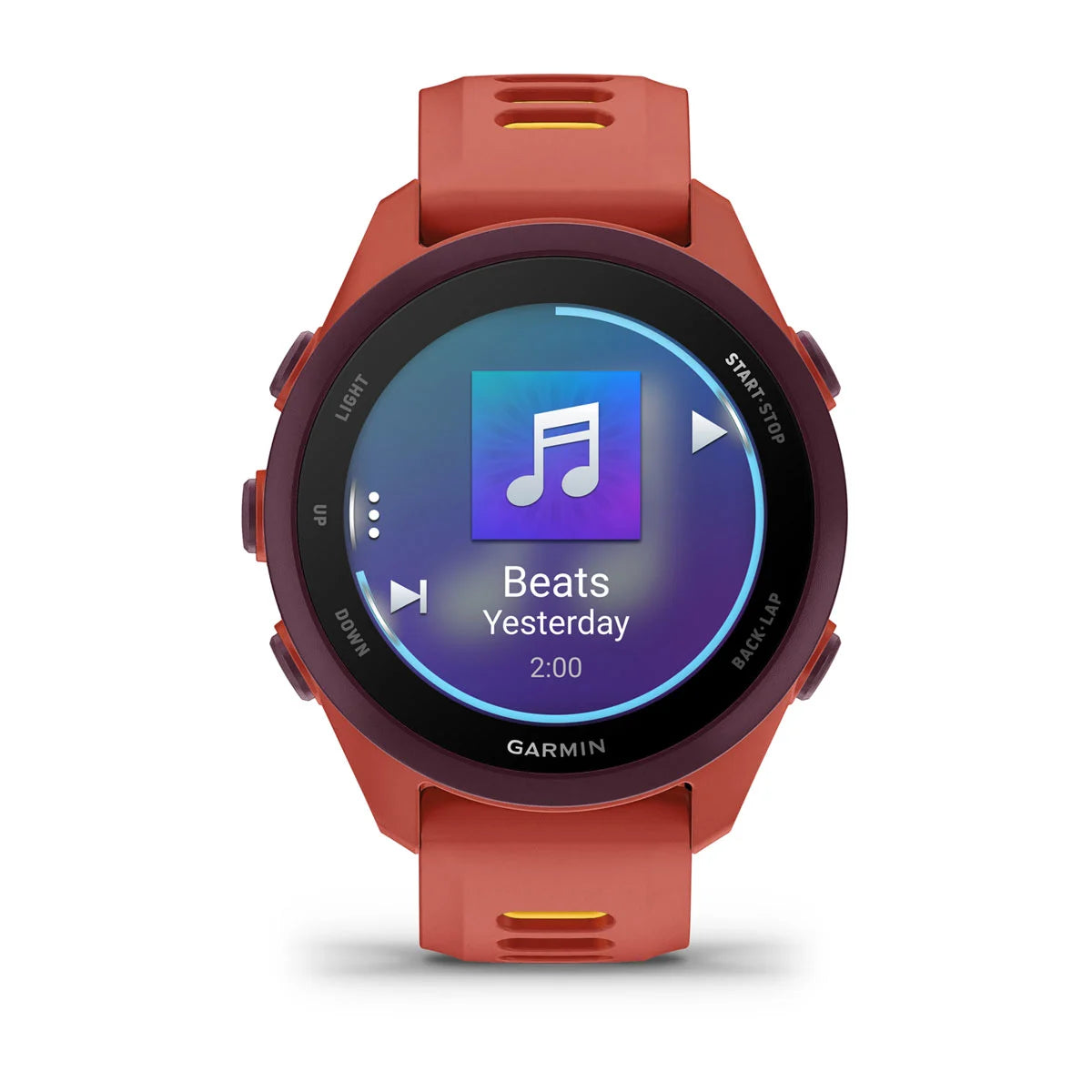 Garmin Forerunner 170 Music - Red Pink with Red Pink/Mango Band