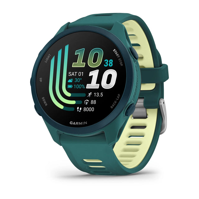 Garmin Forerunner 170 Music - Teal Green with Teal Green/Citron Band