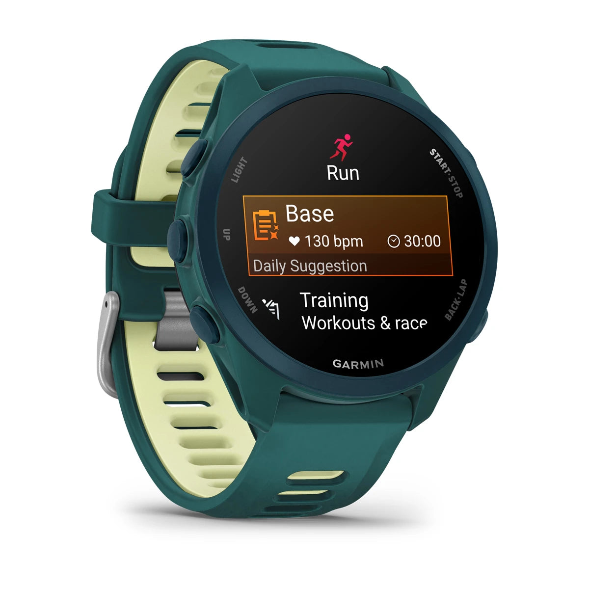 Garmin Forerunner 170 Music - Teal Green with Teal Green/Citron Band