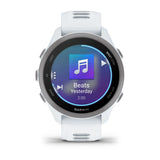 Garmin Forerunner 170 Music - Whitestone with Whitestone/Cloud Blue Band