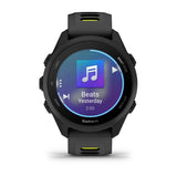 Garmin Forerunner 170 Music - Black with Black/Amp Yellow Band