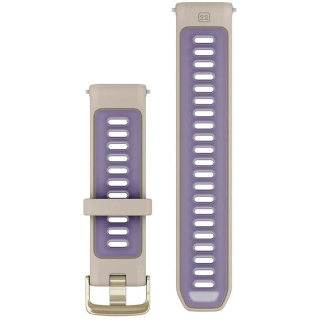 Forerunner Watch Band (22 mm), French Grey/Translucent Indigo with Soft Gold Hardware - Fitness New Zealand