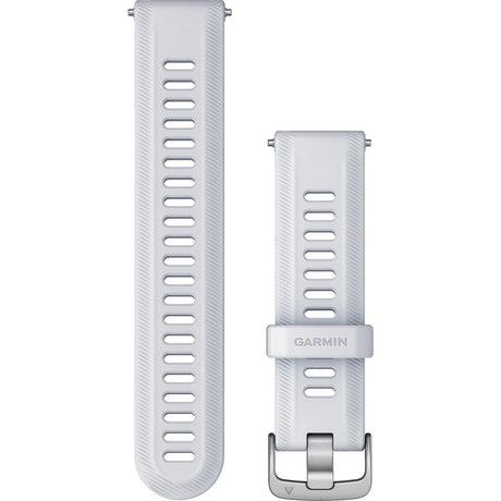 Forerunner Watch Band (22 mm), Whitestone with Silver Hardware - Fitness New Zealand