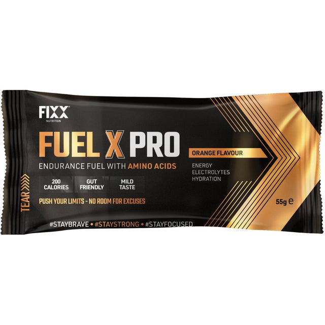 Fuel X Pro - 55g Sachet - Orange - Fitness New Zealand
