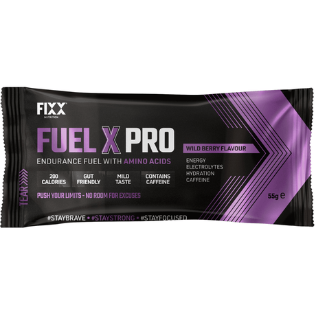 Fuel X Pro - 55g Sachet - Wild Berry - Caffeinated - Fitness New Zealand
