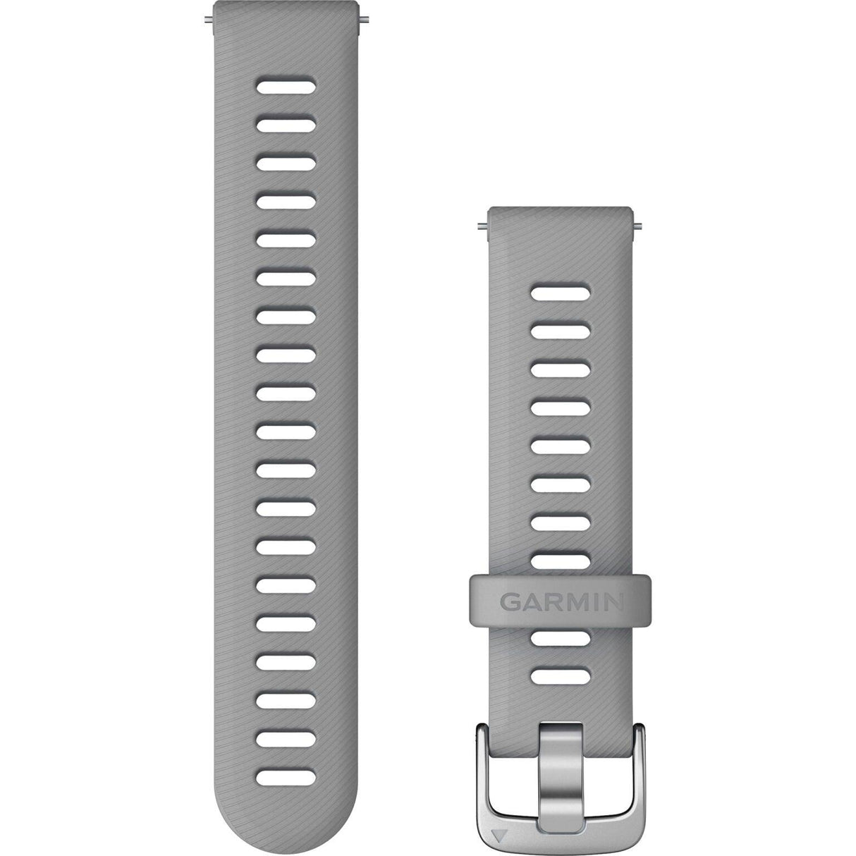 Garmin 18mm Quick Release Band – Powder Grey with Silver Hardware - Fitness New Zealand