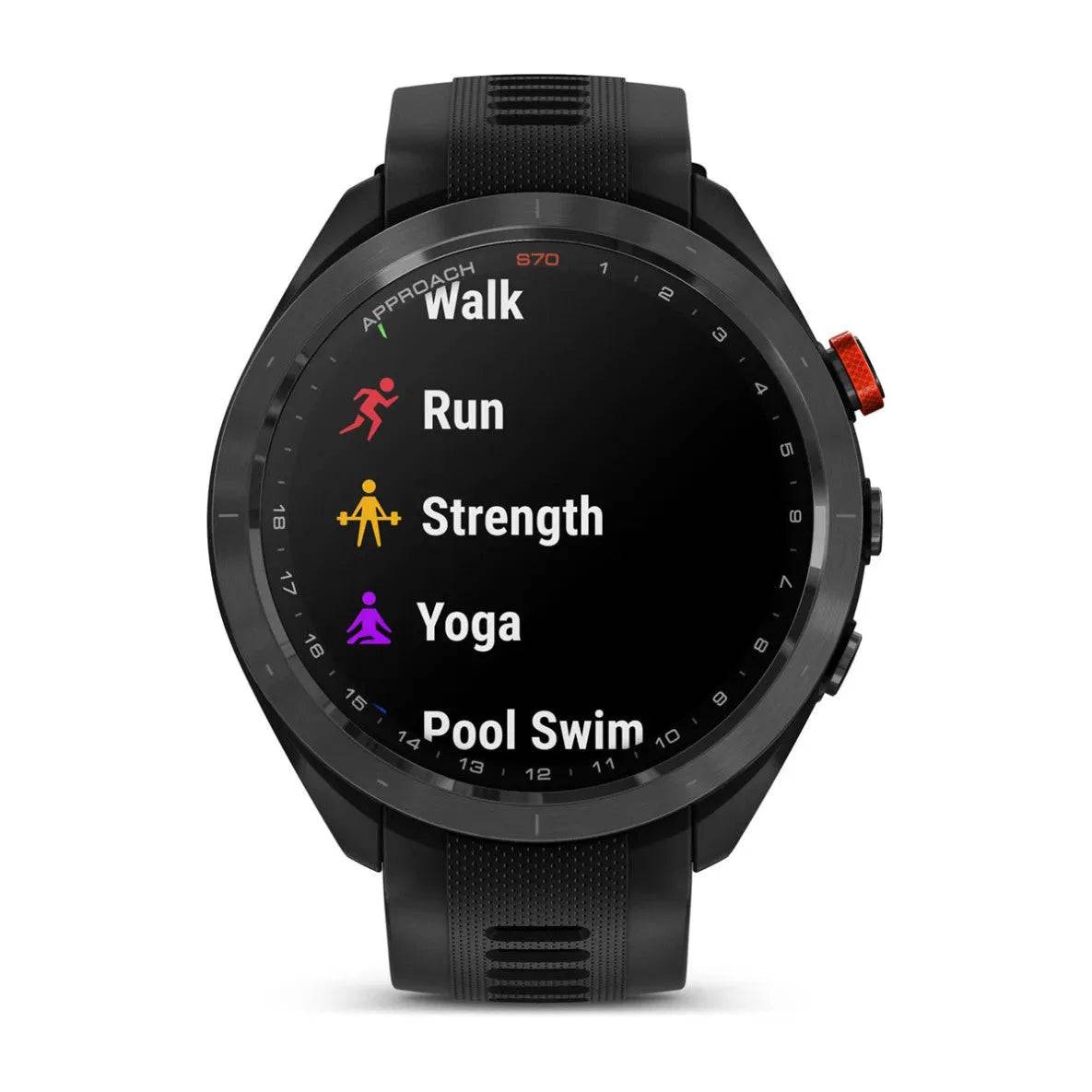 Garmin Approach S70 – 47mm – Black Ceramic Bezel – Fitness New Zealand